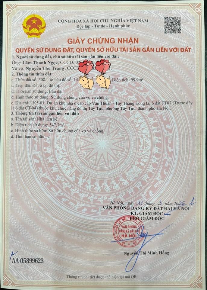 Chính chủ bán liền kề căn góc jade lake tây hồ tây  diện tích 99,9m2  6 tầng + 1 hầm + 1 tum