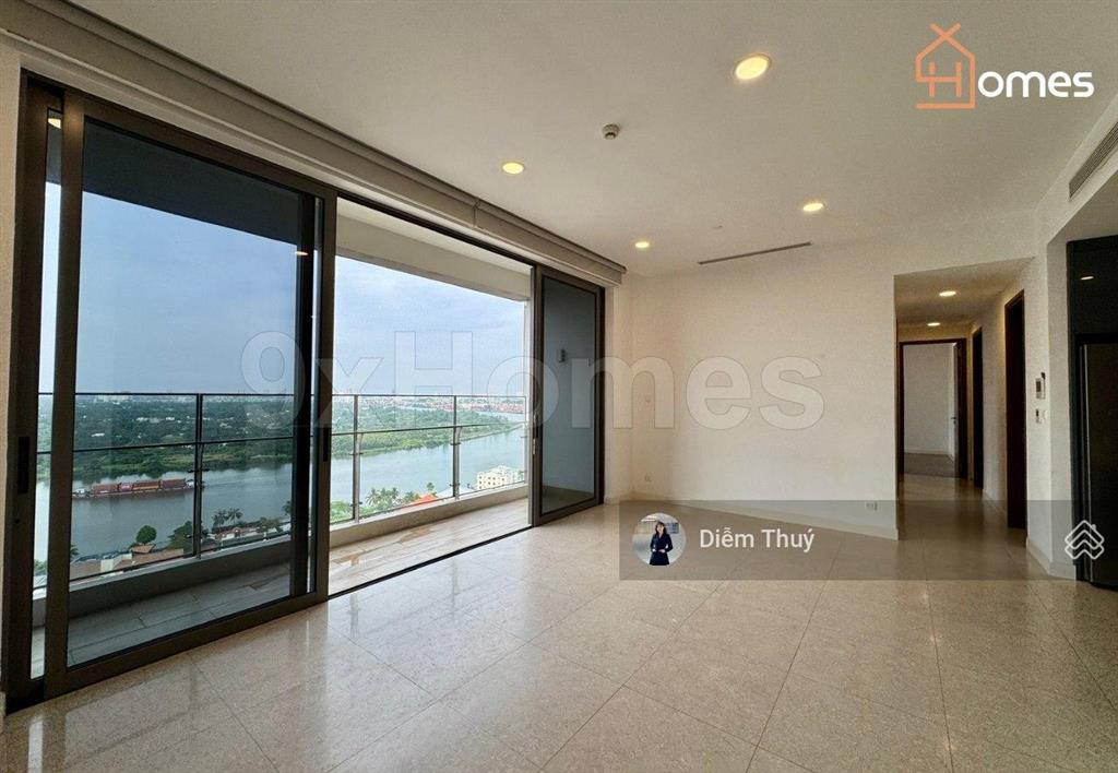 Bán căn 3pn the nassim view sông sài gòn, thang máy riêng, đang có hợp đồng thuê 88 triệu/ tháng