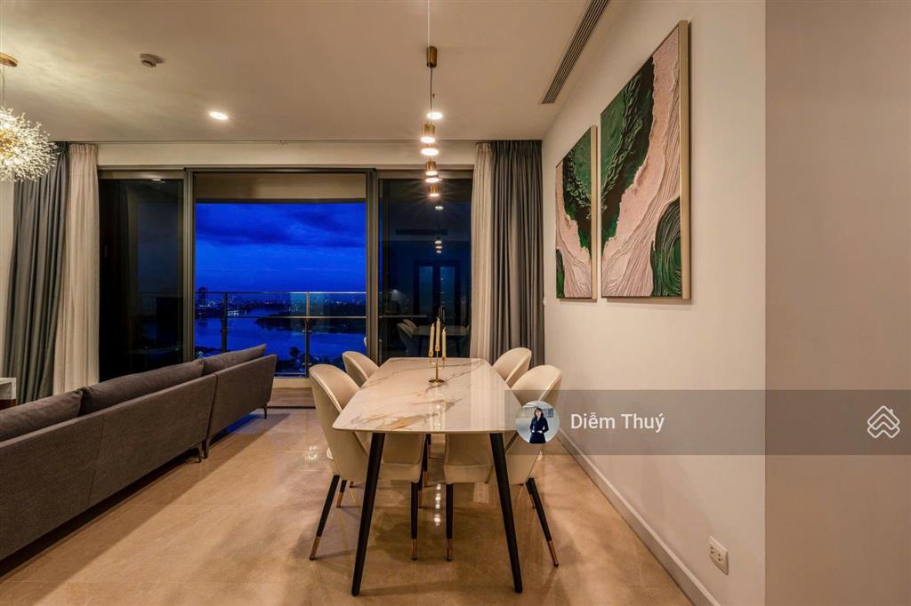 Cho thuê 3pn đẹp the nassim thảo điền  nội thất siêu sang, view sông trực diện