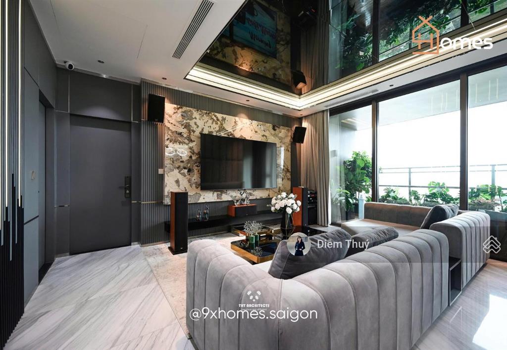 Cho thuê căn hộ define by capitaland 3pn 220m2, thang máy riêng, full nội thất $4.500/tháng