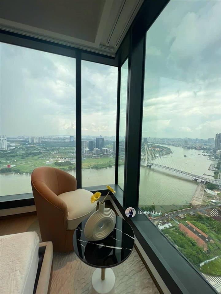 Cho thuê căn hộ grand marina saigon 3pn 124m², full nội thất, view sông, trống sẵn