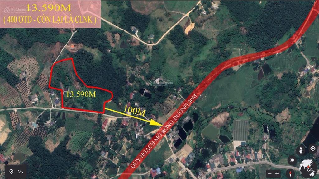 Chuyển nhượng hơn 1,3ha đất thị trấn đà bắc, gần cao tốc hoà bình, mộc châu