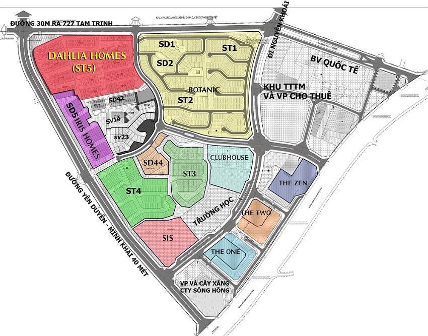 Chính chủ cần bán căn xẻ khe gamuda diện tích 133.5m2 *4 tầng. nhà thô, giá 40.5 tỷ