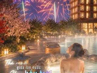 Bán căn studio view pháo hoa  view hồ khoáng nóng & vườn nhật