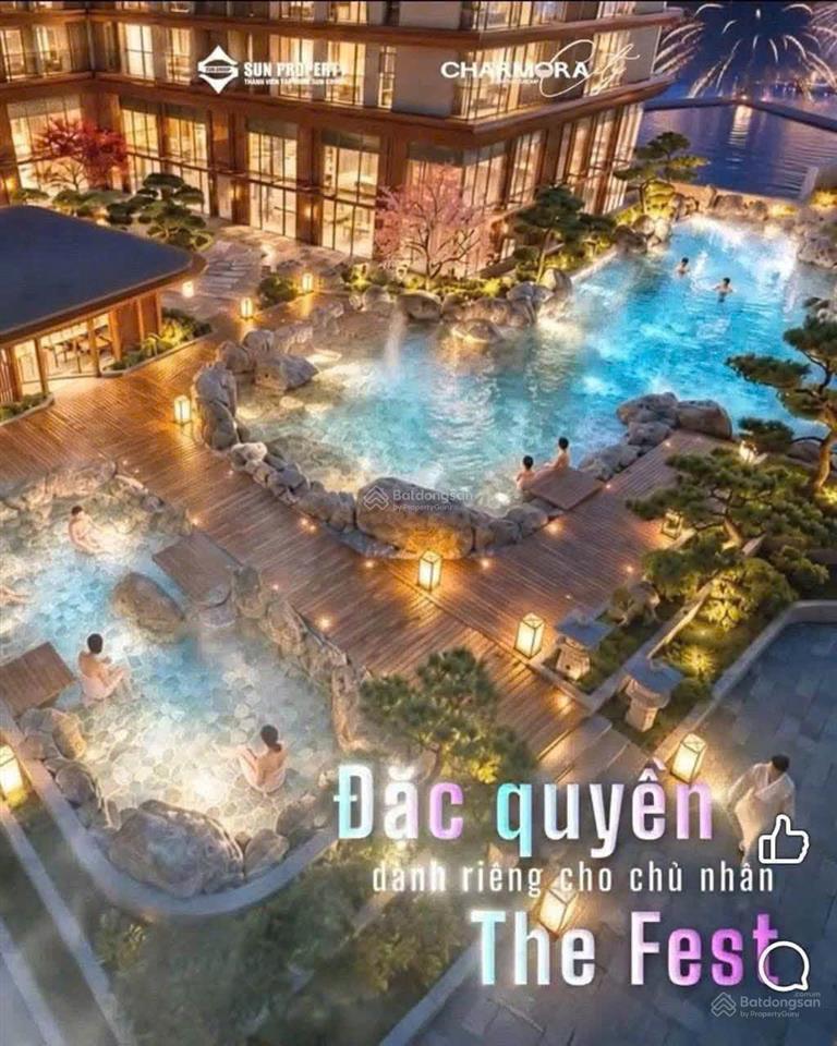Bán căn studio view pháo hoa  view hồ khoáng nóng & vườn nhật