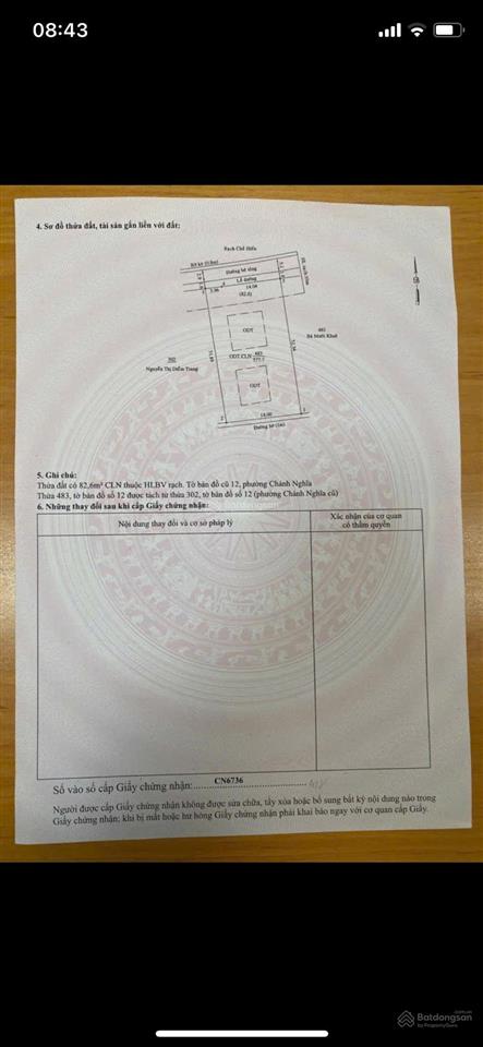 Cần bán lô đất mặt tiền rạch chú hiến, hẻm thông nguyễn tri phương và bàu bàng