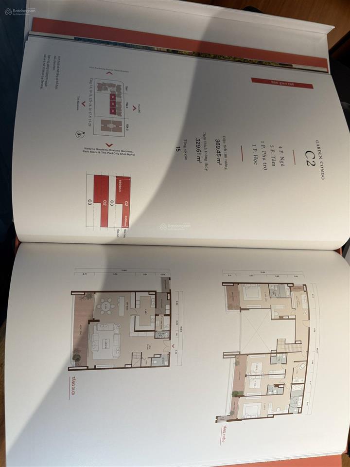 Chính chủ bán duplex parc regent 329,61m², 5 phòng ngủ, giá 38 tỷ bao phí