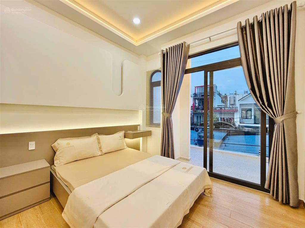 //nguyễn văn khối gv 3,45x12,5 3l 2st 4pn 3vs balcon hẻm thông ~3m full nt h.đb gần chợ htt
