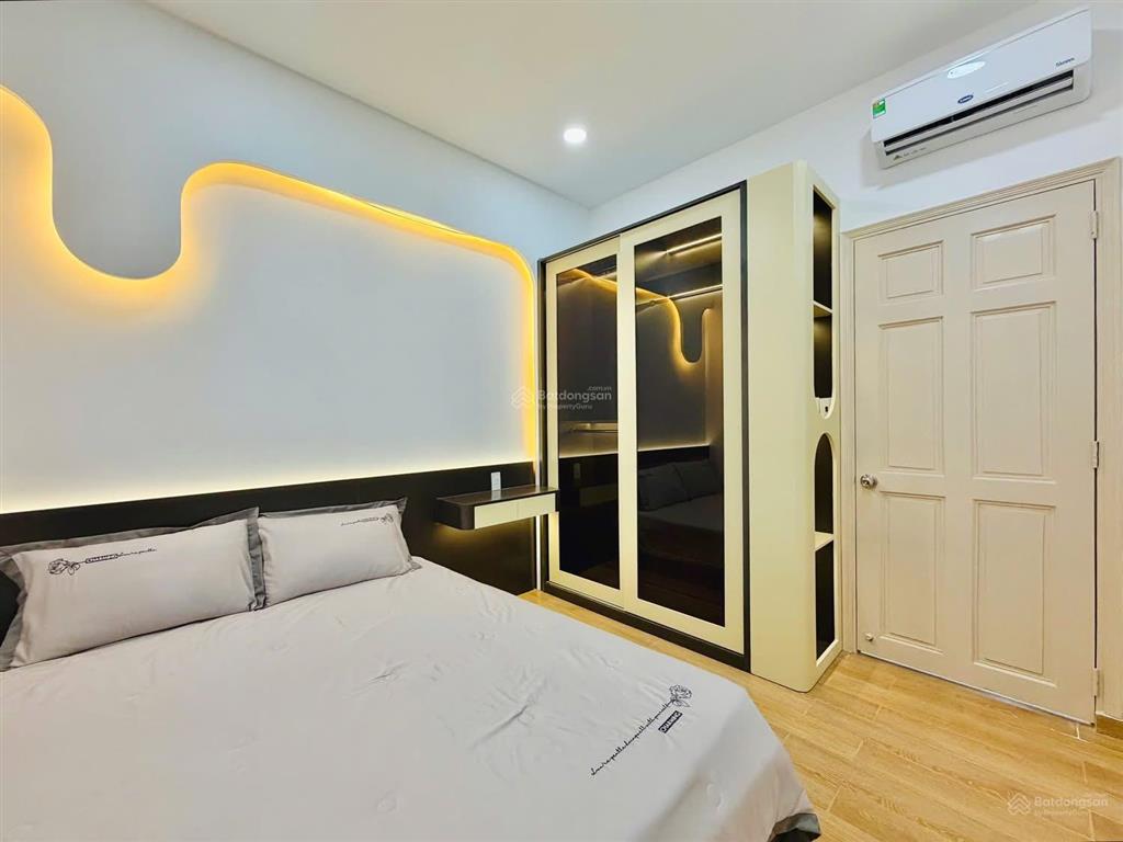 //nguyễn văn khối gv 3,45x12,5 3l 2st 4pn 3vs balcon hẻm thông ~3m full nt h.đb gần chợ htt