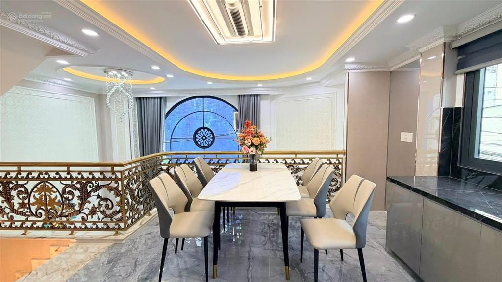 Nhà 2 mặt hxh5m p8 quang trung gv 7x7 shr 46,3m2 lửng 2l st gara 3pn tm 350kg pt full nội thất