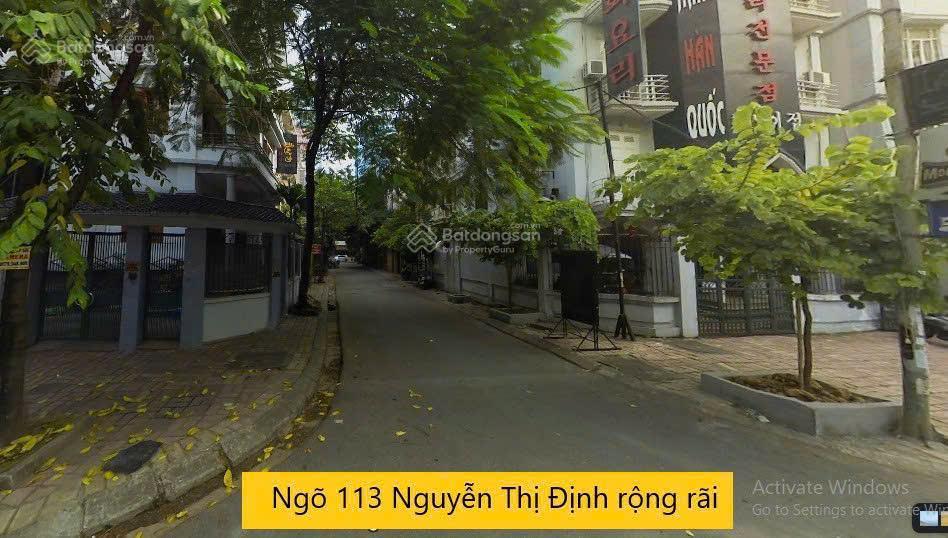 Chỉ 55 triệu, biệt thự nguyễn thị định mặt tiền 23m, có hầm để xe, làm văn phòng cực đỉnh!