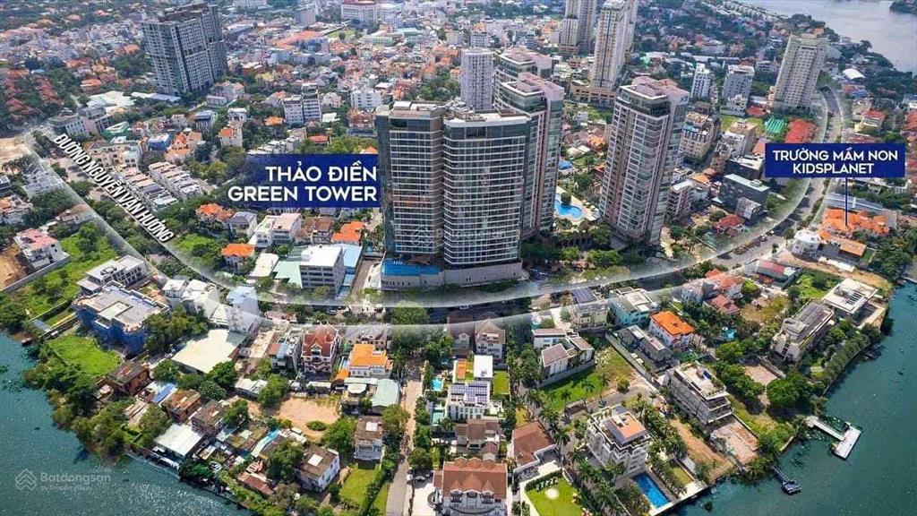 Shop khối đế thảo điền green, mt nguyễn văn hưởng. sổ hồng lâu dài, sẵn hđ thuê giá cao
