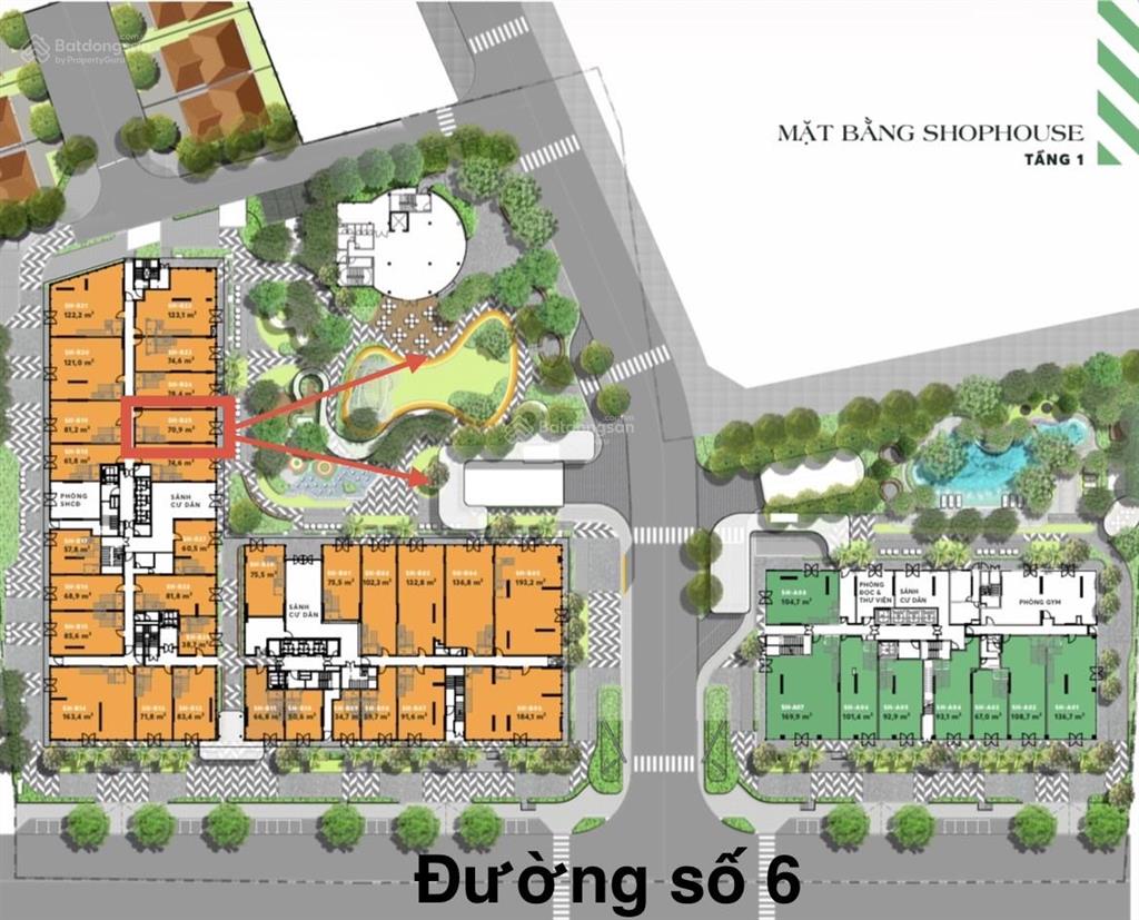Bán shophouse urban green, cđt rõ ràng thuê lại 6%/năm trong 5 năm, hỗ trợ hoàn thiện. ck ngay 15%.