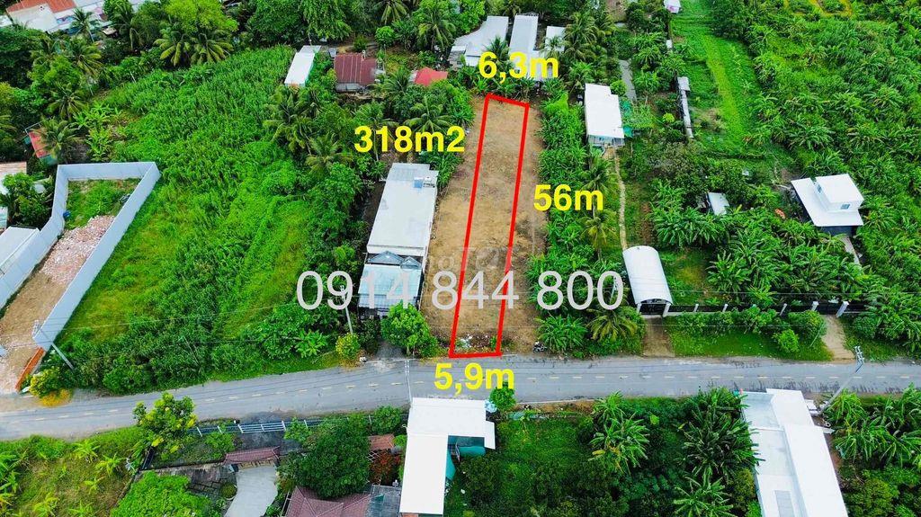 🏠BÁN ĐẤT 318M² MT LỘ HẬU TÂN THẠNH TÂY – 5.85X56M – 2 TỶ 850 TL MẠNH