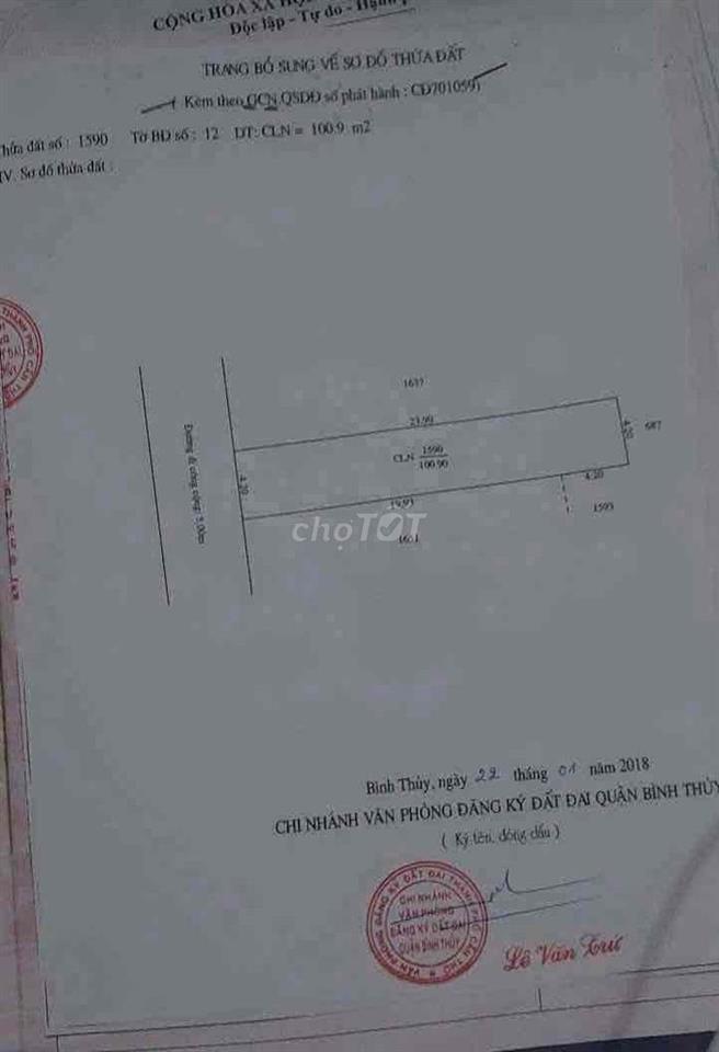 🏠BÁN NỀN 100M² – KHU ĐẠI LỘC PHÁT, LONG TUYỀN – GẦN ĐH FPT, BV S.I.S