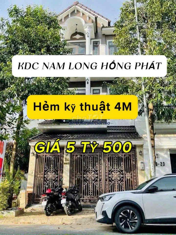 🏠(GIẢM 500 triệu)-NHÀ 3 TẦNG HOÀN CÔNG (HẺM  HÔNG 4M)- KDC NAM LONG 1