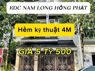 🏠(GIẢM 500 triệu)-NHÀ 3 TẦNG HOÀN CÔNG (HẺM  HÔNG 4M)- KDC NAM LONG 1