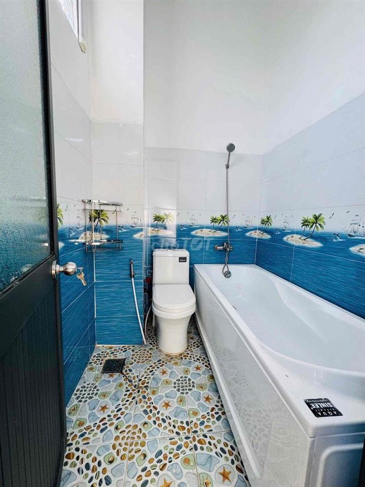 BÁN NHÀ TRỆT 1 LẦU 100M2 - HOÀN CÔNG - KDC PHÚ AN - (4PN)