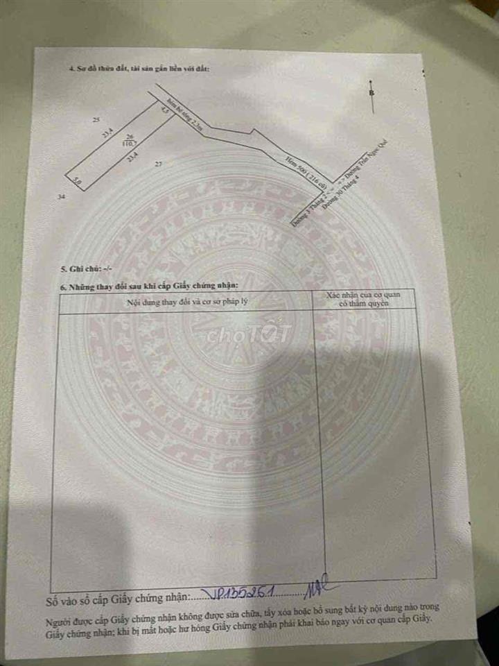 BÁN NHÀ TRỆT - HẺM 500 ĐƯỜNG 30/4 (CÁCH ĐẦU HẺM 200M) - GIÁ: 2.7 TỶ