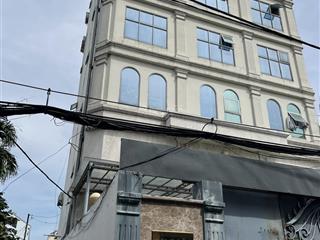 Bán tòa nhà căn hộ dịch vụ góc 2 mt 8 tầng thang máy, mặt tiền khủng lên tới 12 m, hẻm ô tô tránh