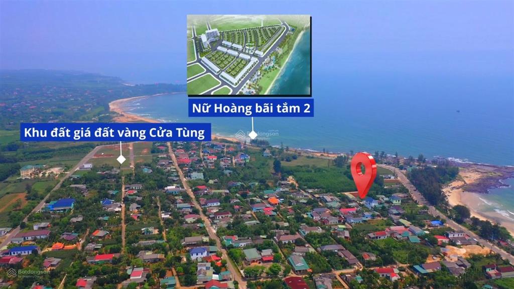 Đất biển cửa tùng lô góc đẹp, gần biển, thích hợp xây dựng nghỉ dưỡng