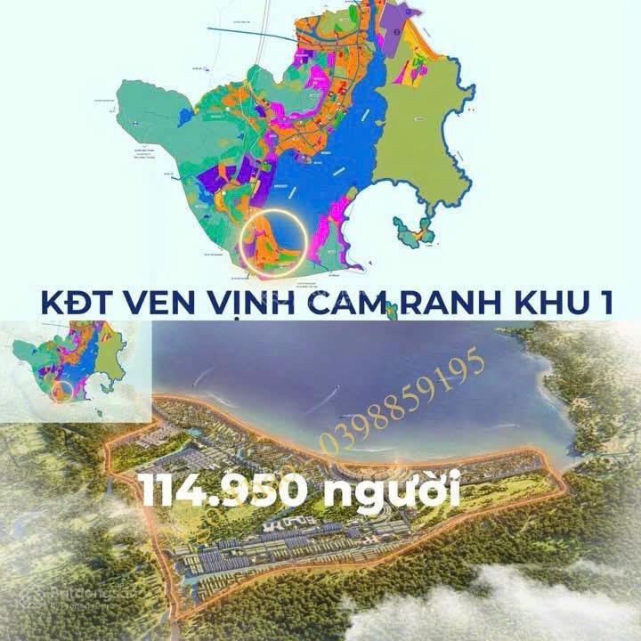 Chủ gửi bán 600 mét có thổ cư ngay vịnh cam ranh sát bên dự án vinhomes cam ranh giá 3 tỷ