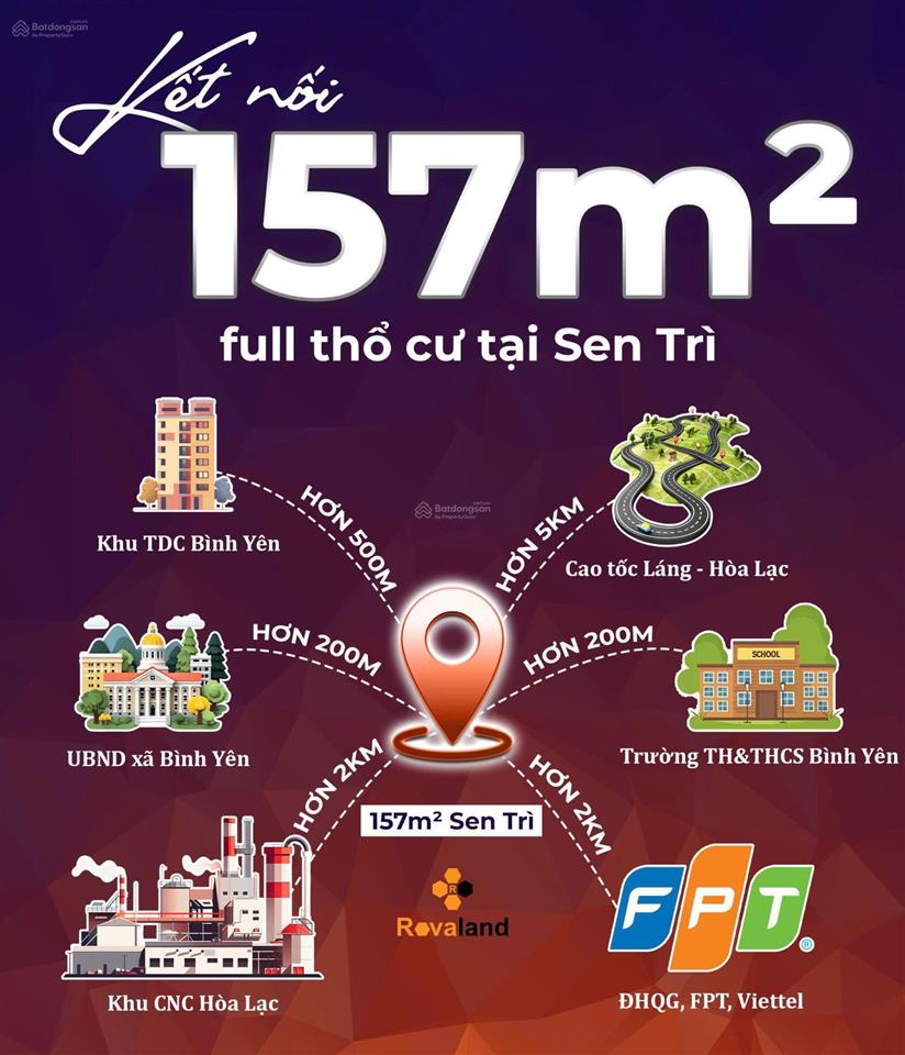 Chính chủ cắt lỗ 157m đất sen trì, bình yên cũ chỉ 29tr/m2
