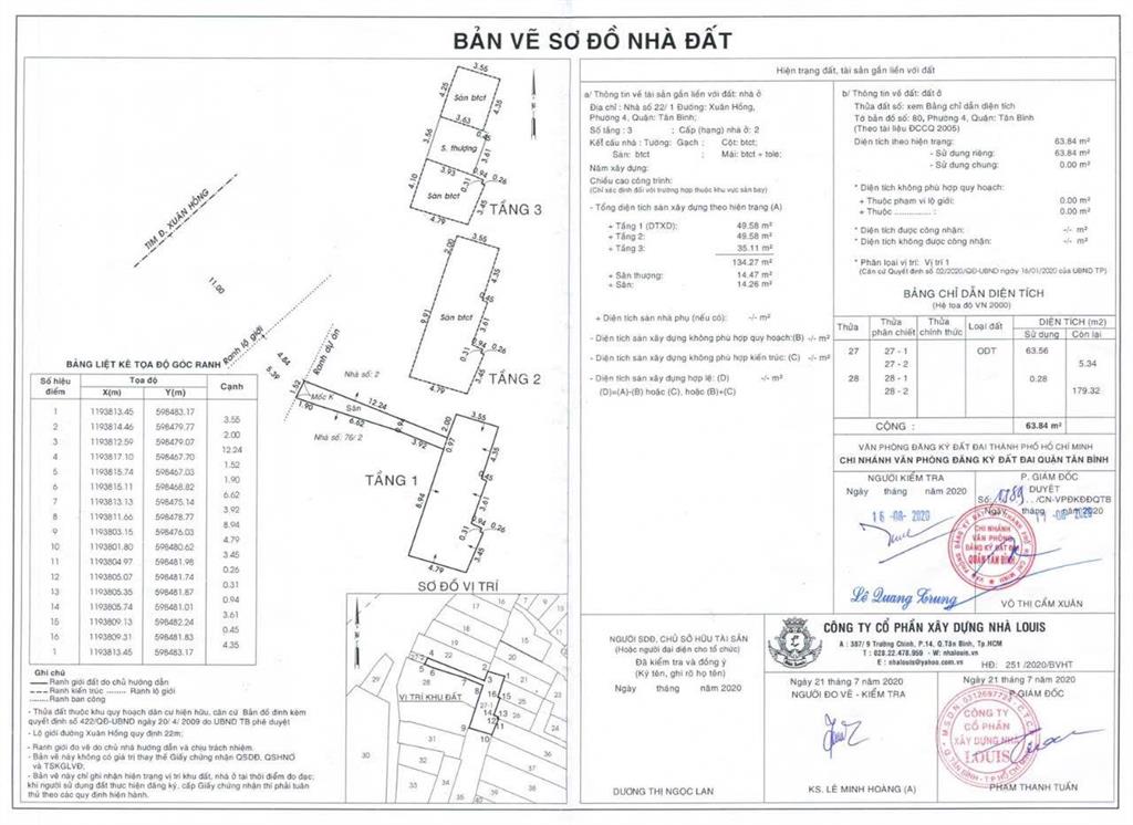 Nhà riêng đẹp tại 2a, xuân hồng, tân bình, dtsd 135m2, 6,2 tỷ chỉ với nhiều tiện ích