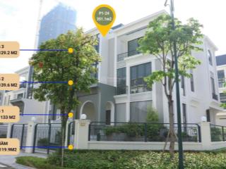 Bán biệt thự 3 tầng ciputra tây hồ view công viên 6.5ha, sân golf 120m2 giá 51.8 tỷ