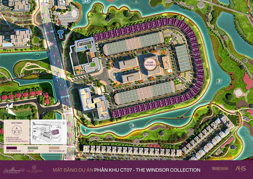 Mở bán biệt thự đảo the windsor ciputra 305m2  phân khu vip lõi hồ