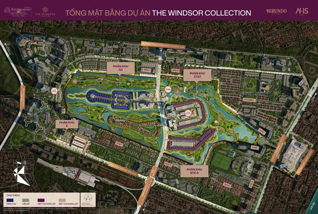Mở bán biệt thự đảo the windsor ciputra 305m2  phân khu vip lõi hồ