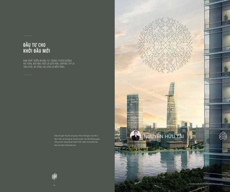 Bán 3pn trần cao 4m narra  empire city thủ thiêm