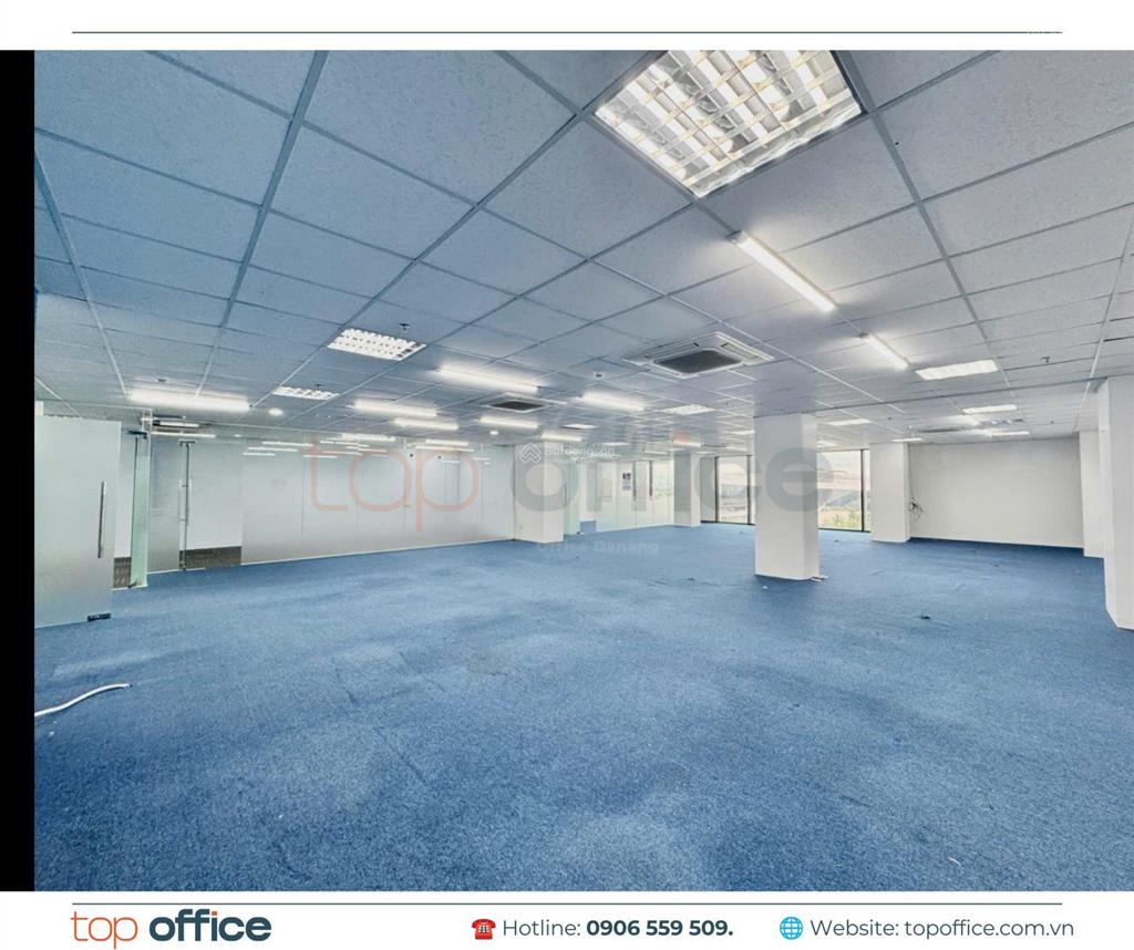 Tổng hợp văn phòng diện tích từ 300  500m2, phường hoà cường, giá chỉ từ 234.360 đ/m²/tháng