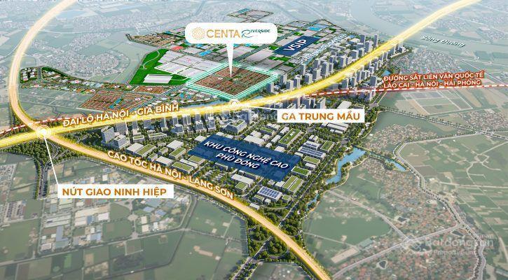 Shop 120m centa riverside, view đường 61m, sẵn sổ đỏ sang tên