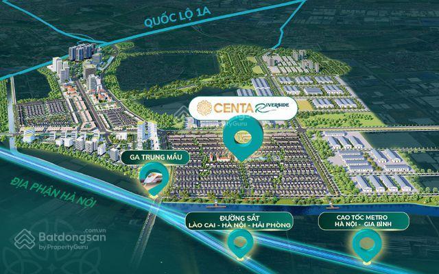 Shop 120m centa riverside, view đường 61m, sẵn sổ đỏ sang tên