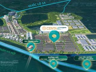 Shop 120m centa riverside, view đường 61m, sẵn sổ đỏ sang tên