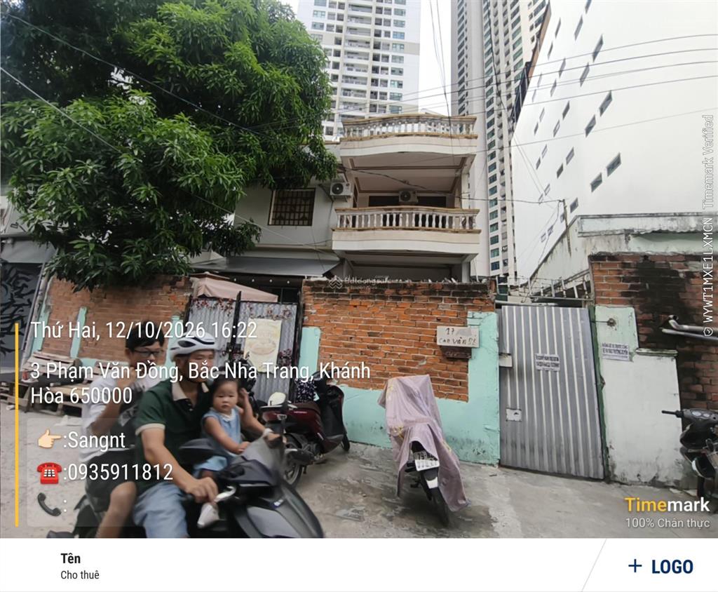 Cho thuê nhà khu mường thanh viễn triều nha trang giá rẻ.