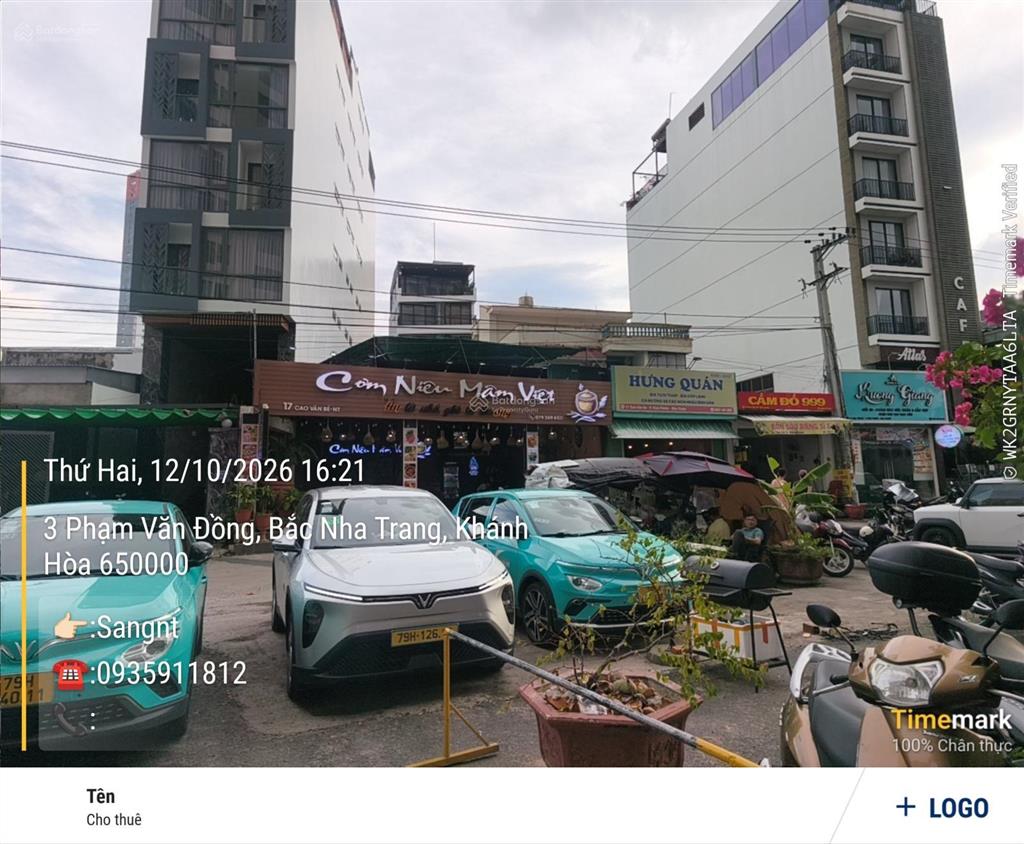 Cho thuê nhà khu mường thanh viễn triều nha trang giá rẻ.