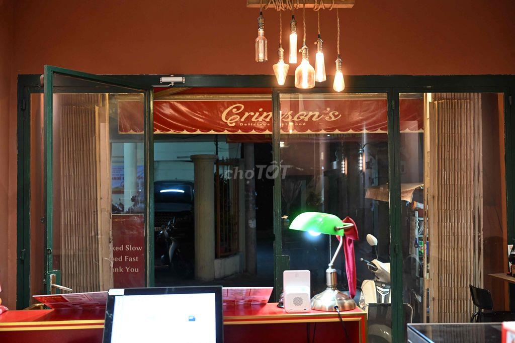 [SANG NHƯỢNG GẤP] QUÁN CRIMSON’S FASTFOOD - MẶT BẰNG ĐẸP, GIÁ TỐT
