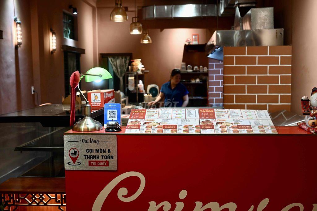 [SANG NHƯỢNG GẤP] QUÁN CRIMSON’S FASTFOOD - MẶT BẰNG ĐẸP, GIÁ TỐT