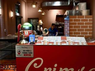 [SANG NHƯỢNG GẤP] QUÁN CRIMSON’S FASTFOOD - MẶT BẰNG ĐẸP, GIÁ TỐT