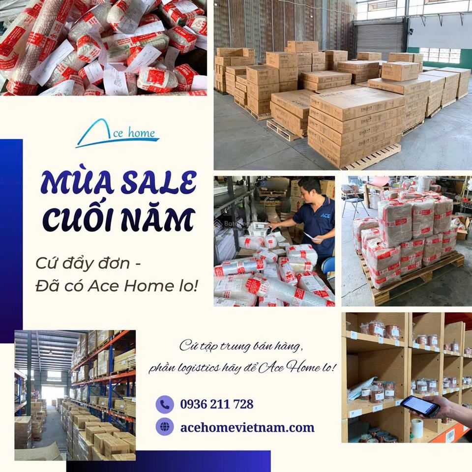 Kho riêng tự quản, kho chung có thủ kho ql (dv fulfillment) pccc có nghiệm thu, cont vào thoải mái