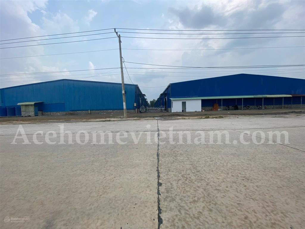 Cho thuê nhà kho, xưởng mới, có thẩm duyệt pccc, container ra vào thoải mái, bảo vệ 24/7