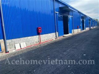 Cho thuê nhà kho, xưởng mới, có thẩm duyệt pccc, container ra vào thoải mái, bảo vệ 24/7