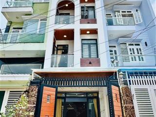Nhà full nội thất, hẻm thông 8m, phan huy ích p12 4x18m, trệt, 3 lầu, 4 phòng ngủ, 5wc = 22 triệu