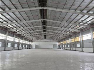 Cho thuê kho xưởng bến lức. diện tích 5.500m2. giá 40nghìn/m2