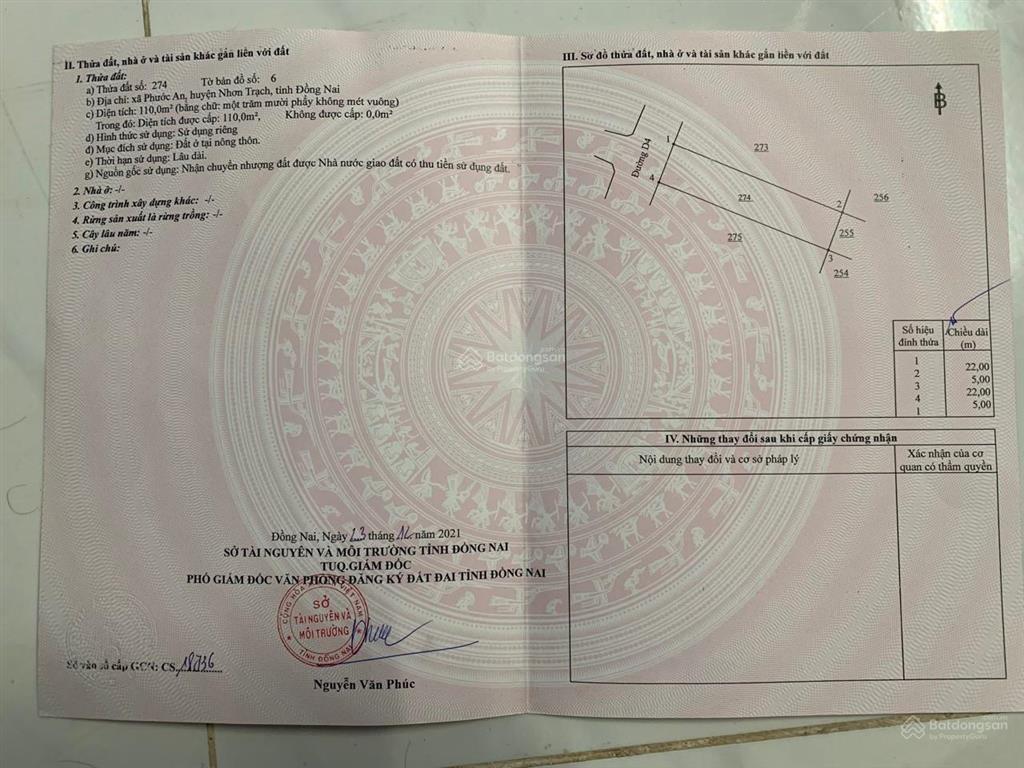 Bán gấp lô đất nền dự án xây dựng hà nội tp mới nhơn trạch, giá 1tỷ6, sổ hồng riêng