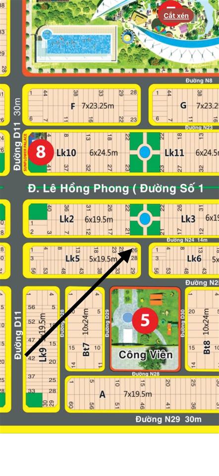 Chuyên mua bán đất nền dự án sunflower  thăng long  phúc khang ở nhơn trạch