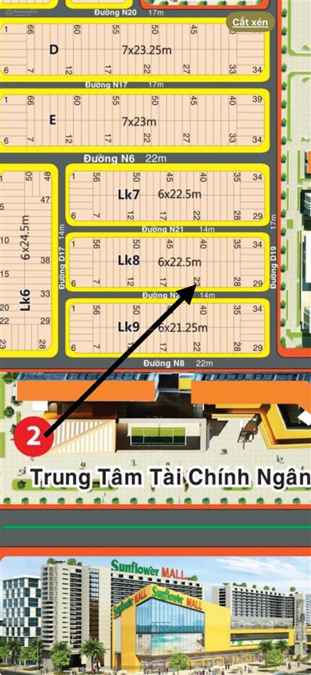 Bán đất nền dự án tại sunflower city, 900 triệu vnd, 136m2