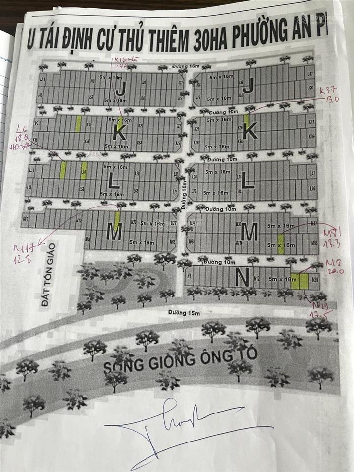 Bán nhanh đất nền nam rạch chiếc , p an phú ( tái định cư 30ha )